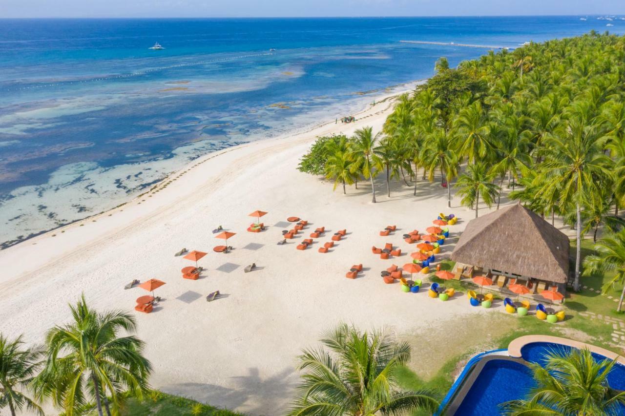 Oceanica Resort Panglao, Bohol Ngoại thất bức ảnh Aerial view of the beach at the resort