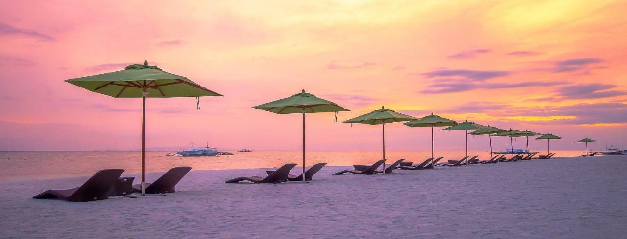 Oceanica Resort Panglao, Bohol Ngoại thất bức ảnh Sunset at the beach
